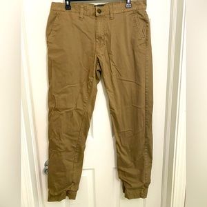 Jach’s, men’s khaki pants, flannel lined, 34x32